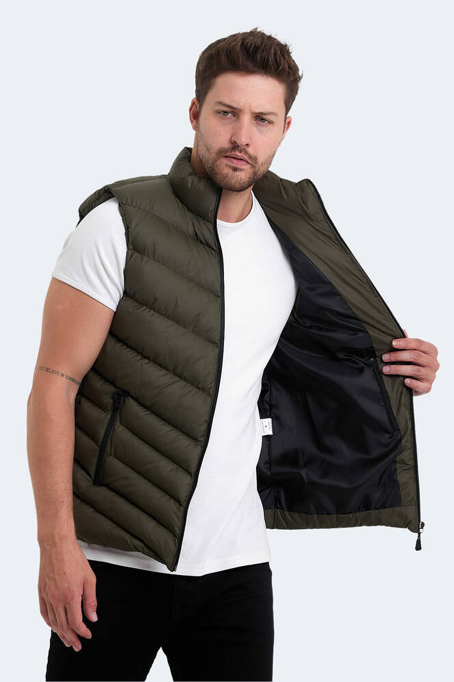 Slazenger HANDFUL Erkek Yelek Haki