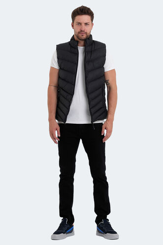 Slazenger HANDFUL Erkek Yelek Siyah - Thumbnail