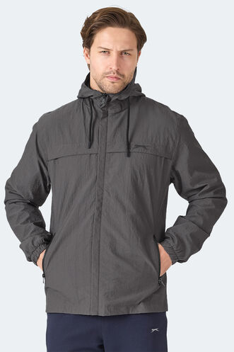 Slazenger - Slazenger HANGA Erkek Yağmurluk Antrasit
