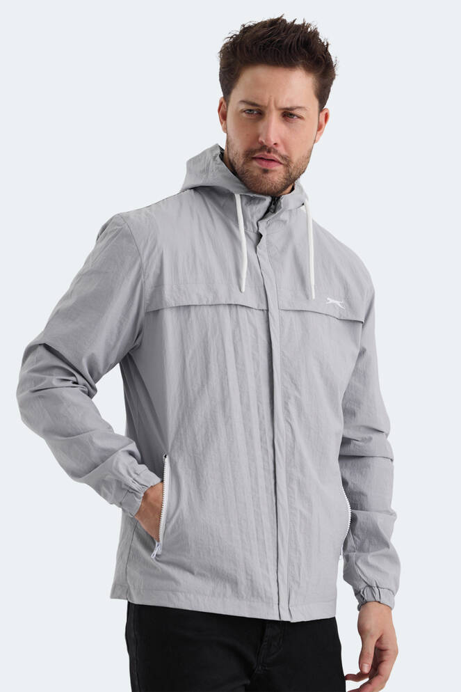Slazenger HANGA Erkek Yağmurluk Gri