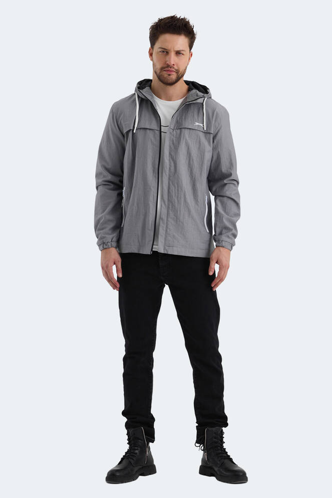 Slazenger HANGA Erkek Yağmurluk Koyu Gri