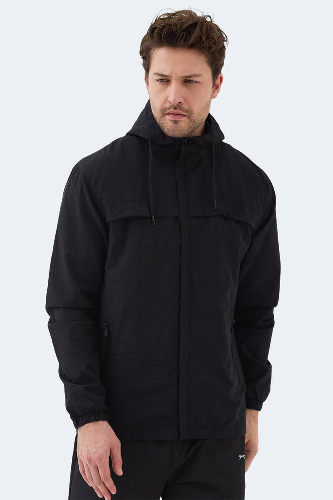 Slazenger HANGA Erkek Yağmurluk Siyah
