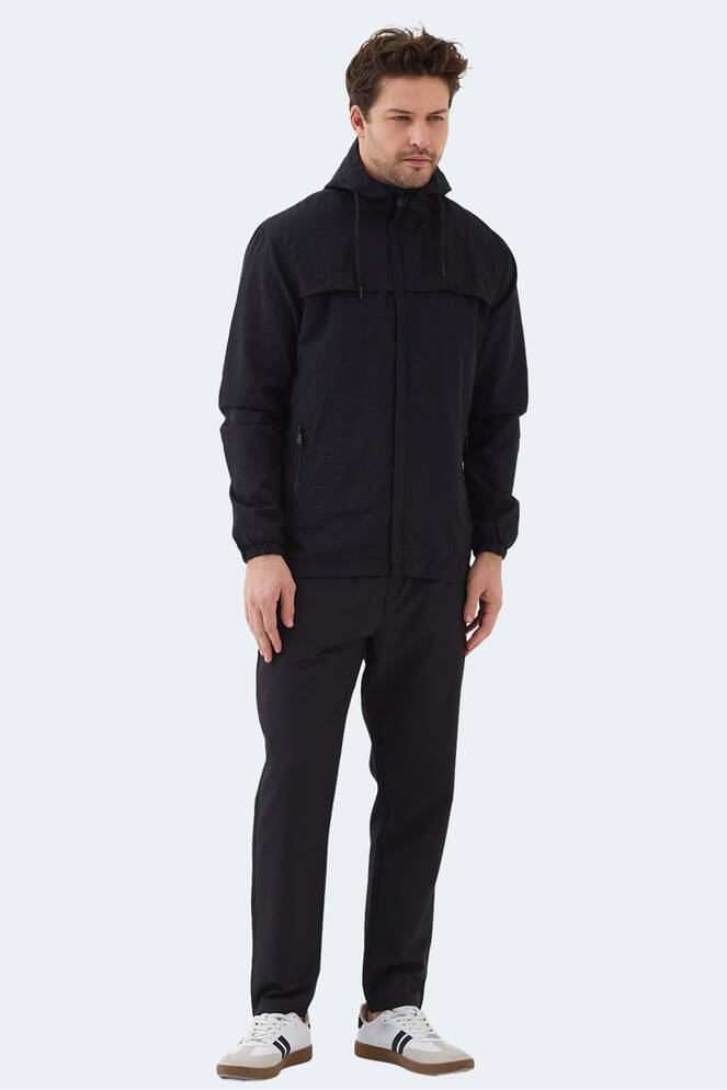 Slazenger HANGA Erkek Yağmurluk Siyah