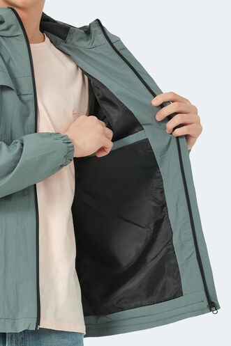 Slazenger HANGA Erkek Yağmurluk Deniz Yeşili - Thumbnail