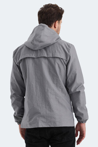 Slazenger HANGA Men's Raincoat Dark Gray - Thumbnail