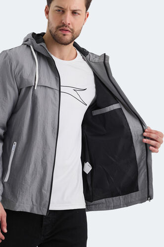 Slazenger HANGA Men's Raincoat Dark Gray - Thumbnail