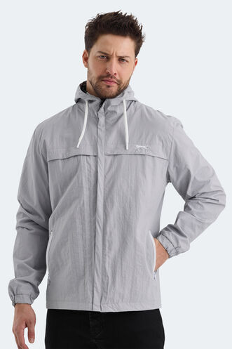 Slazenger HANGA Men's Raincoat Gray - Thumbnail