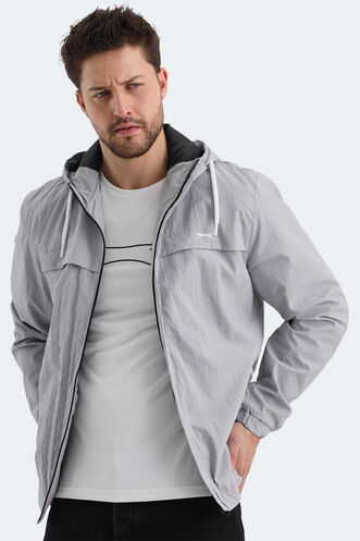 Slazenger HANGA Men's Raincoat Gray - Thumbnail