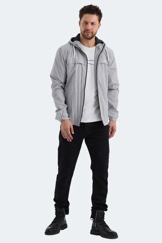 Slazenger HANGA Men's Raincoat Gray - Thumbnail