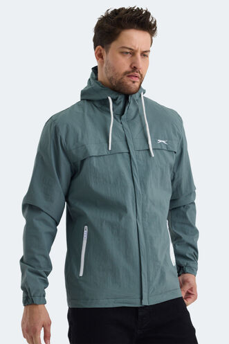 Slazenger HANGA Men's Raincoat Sea Green - Thumbnail