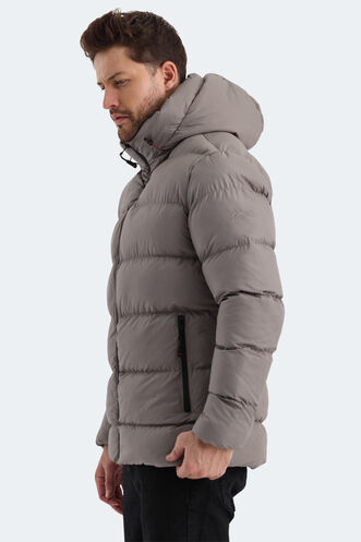 Slazenger HANK Men's Jacket & Coat Stone Grey - Thumbnail