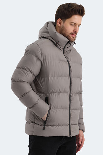 Slazenger HANK Men's Jacket & Coat Stone Grey - Thumbnail