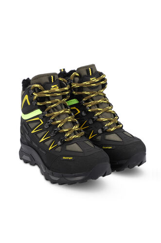 Slazenger HARDEEP Children's Boots Khaki - Yellow - Thumbnail