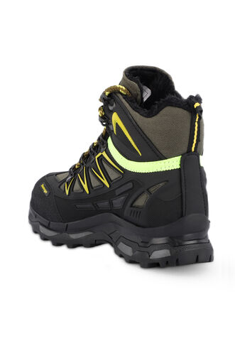 Slazenger HARDEEP Children's Boots Khaki - Yellow - Thumbnail