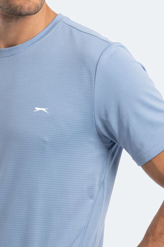 Slazenger HARDFLEX Erkek Açık Mavi Tişört - Thumbnail