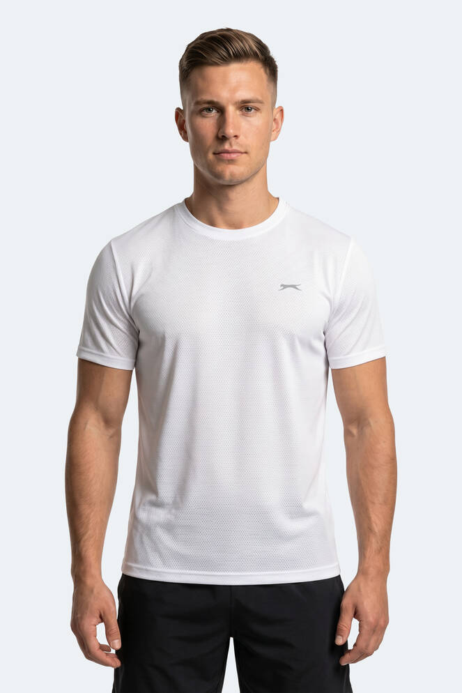 Slazenger HARDFLEX Erkek Beyaz Tişört