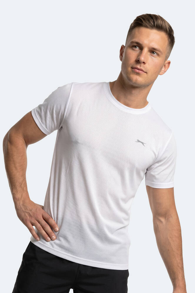 Slazenger HARDFLEX Erkek Beyaz Tişört
