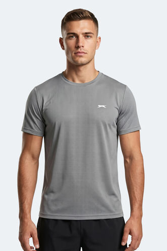 Slazenger - Slazenger HARDFLEX Erkek Gri Tişört