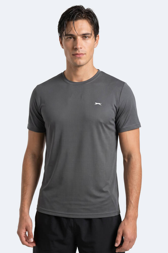 Slazenger HARDFLEX Erkek Koyu Gri Tişört