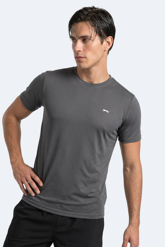 Slazenger HARDFLEX Erkek Koyu Gri Tişört
