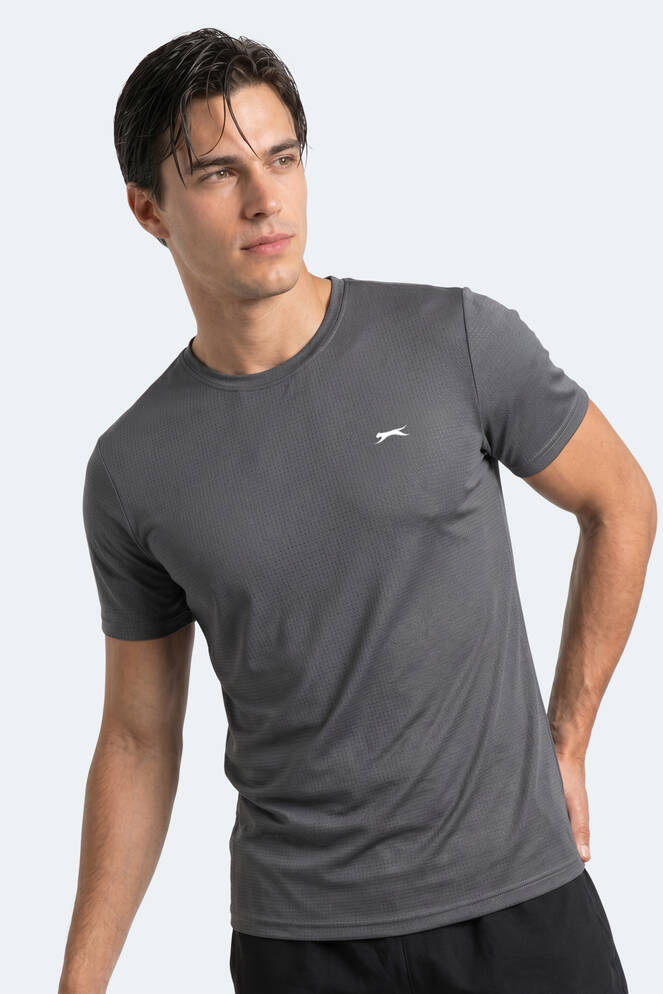 Slazenger HARDFLEX Erkek Koyu Gri Tişört