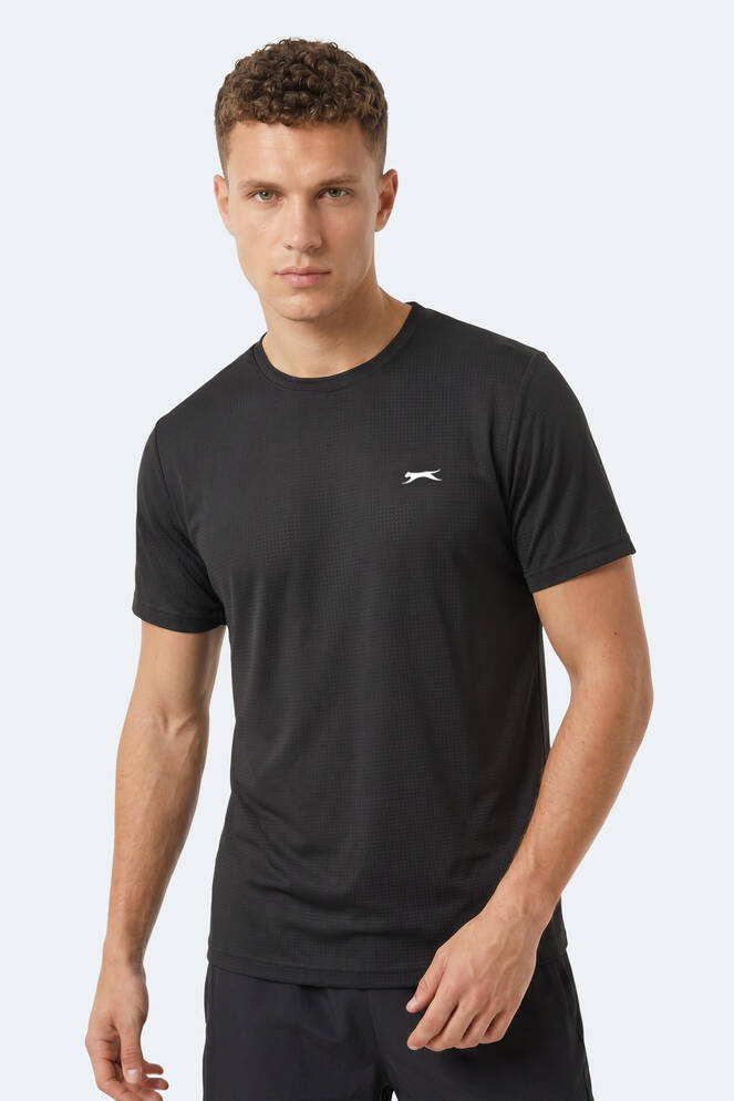 Slazenger HARDFLEX Erkek Siyah Tişört