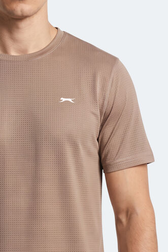 Slazenger HARDFLEX Erkek Vizon Tişört - Thumbnail