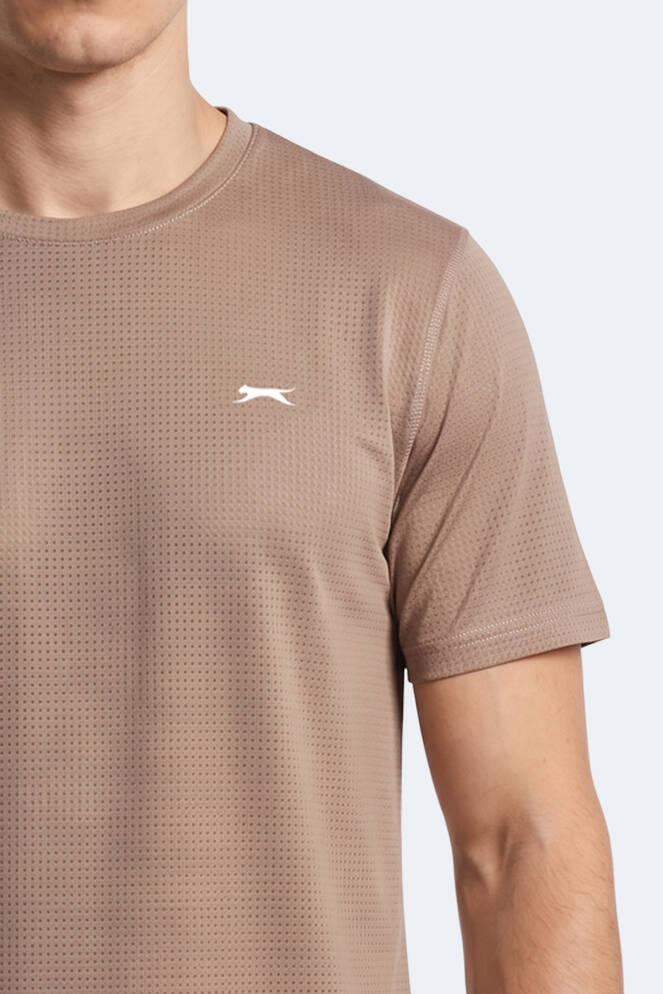 Slazenger HARDFLEX Erkek Vizon Tişört