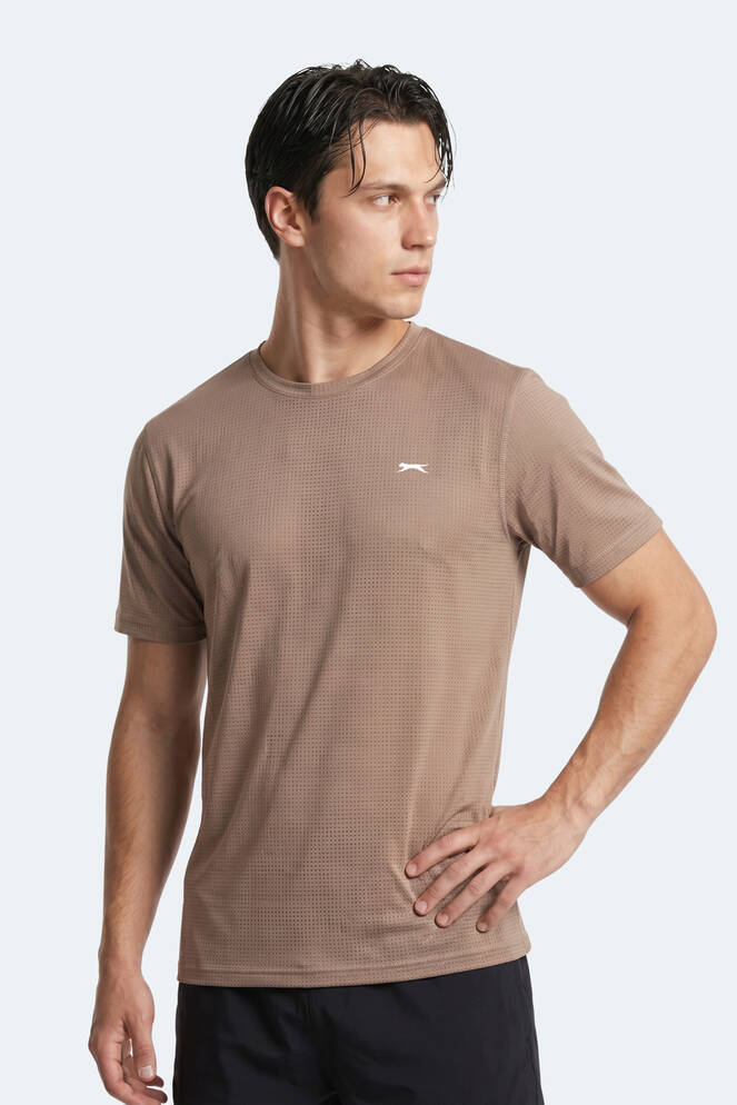 Slazenger HARDFLEX Erkek Vizon Tişört