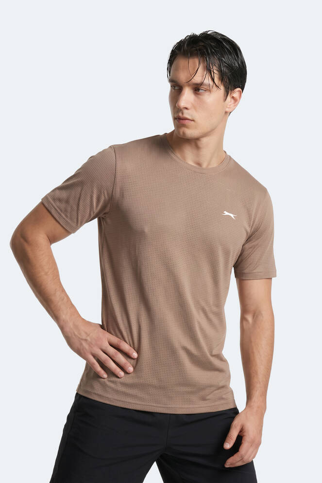 Slazenger HARDFLEX Erkek Vizon Tişört