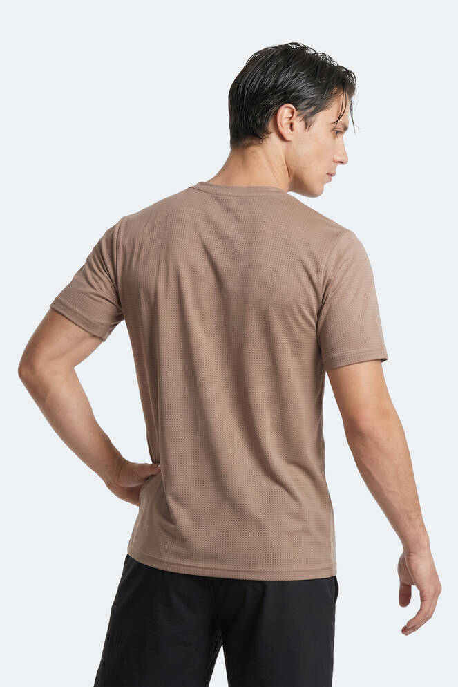 Slazenger HARDFLEX Erkek Vizon Tişört