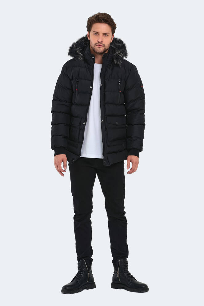 Slazenger HARDMAN Erkek Mont Siyah