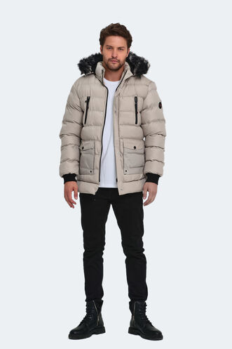 Slazenger HARDMAN Erkek Mont Taş Gri - Thumbnail