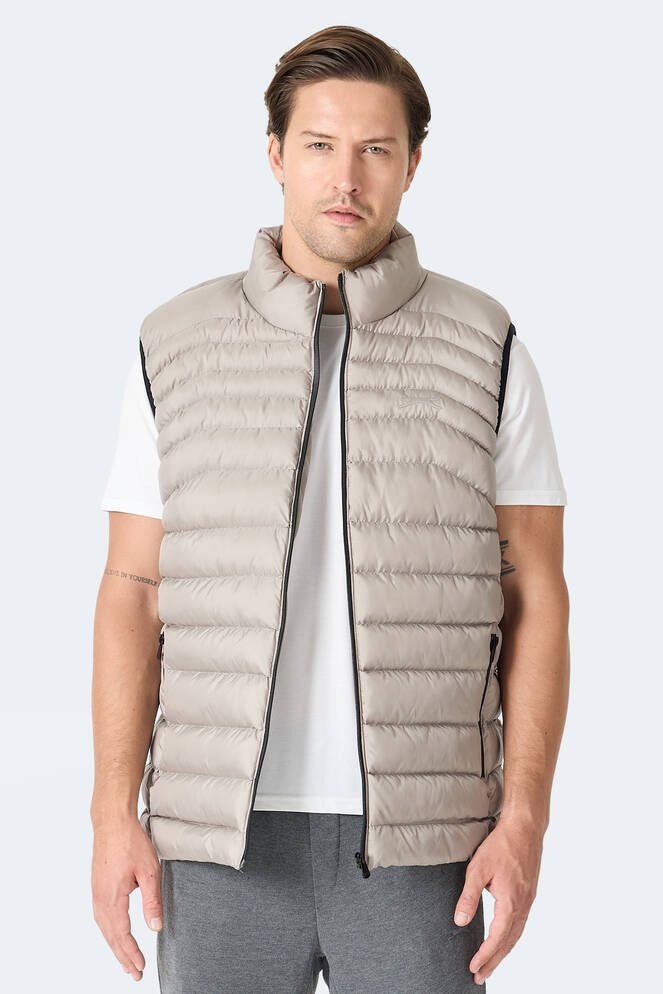 Slazenger HARMONA Erkek Şişme Gri Yelek