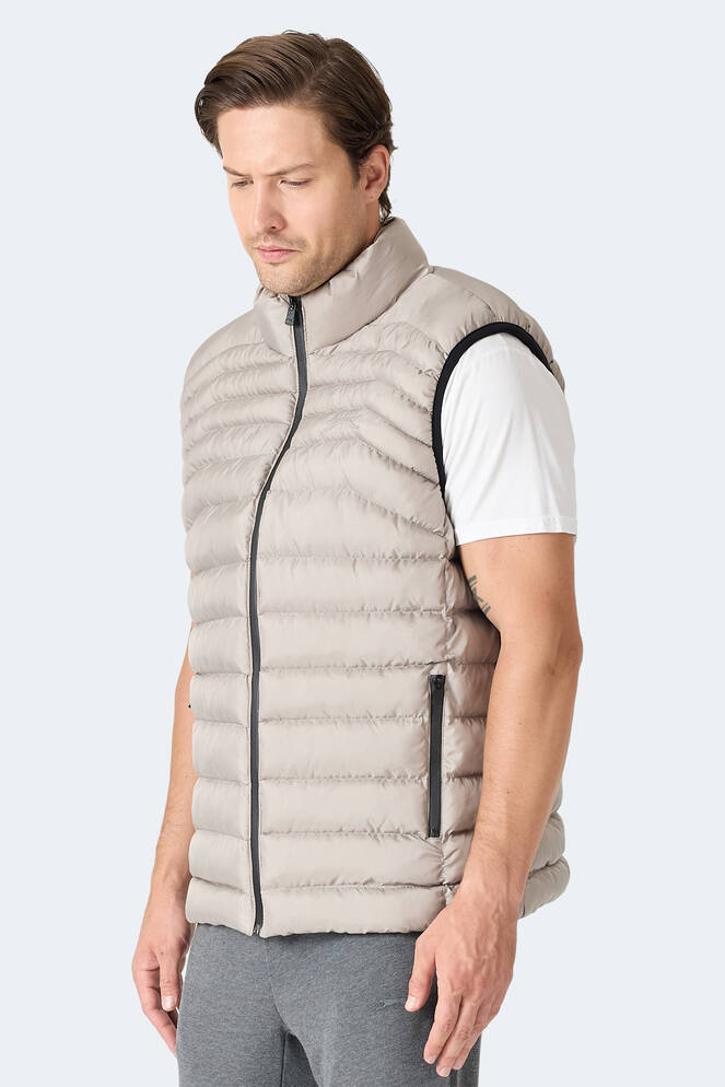 Slazenger HARMONA Erkek Şişme Gri Yelek