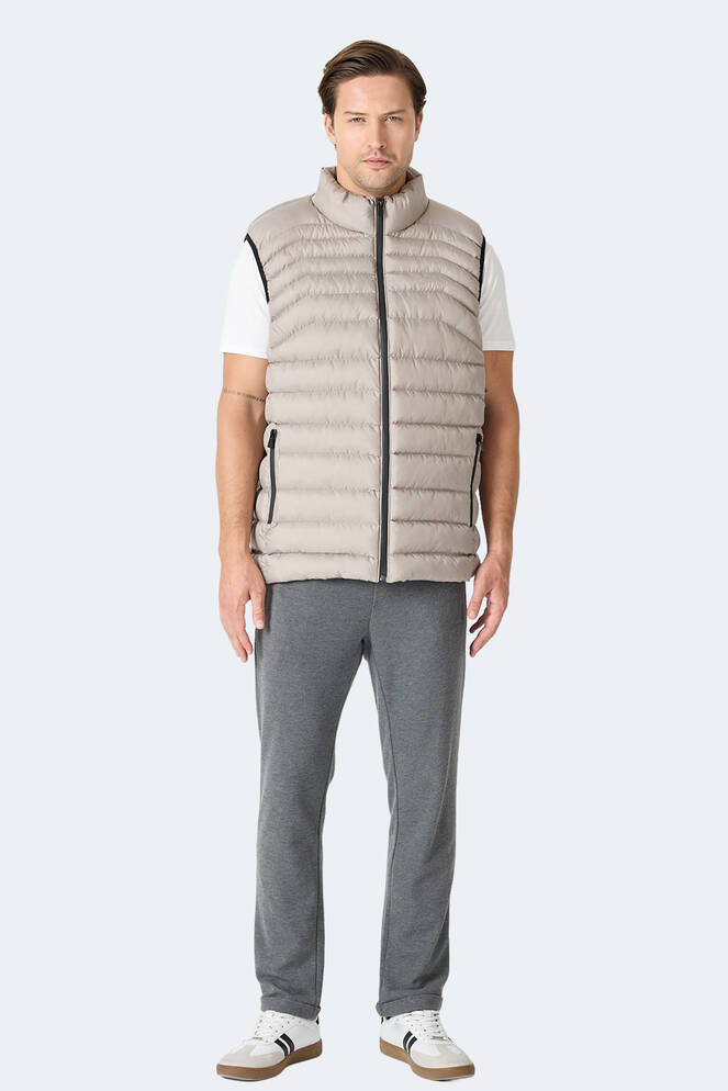 Slazenger HARMONA Erkek Şişme Gri Yelek