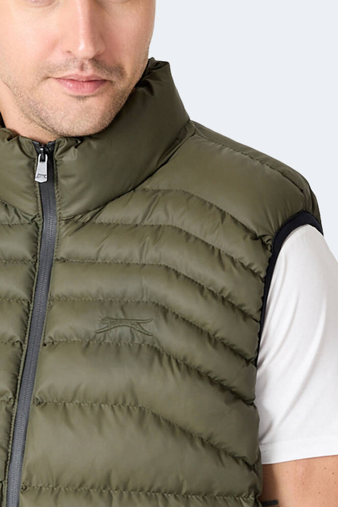 Slazenger HARMONA Erkek Şişme Haki Yelek