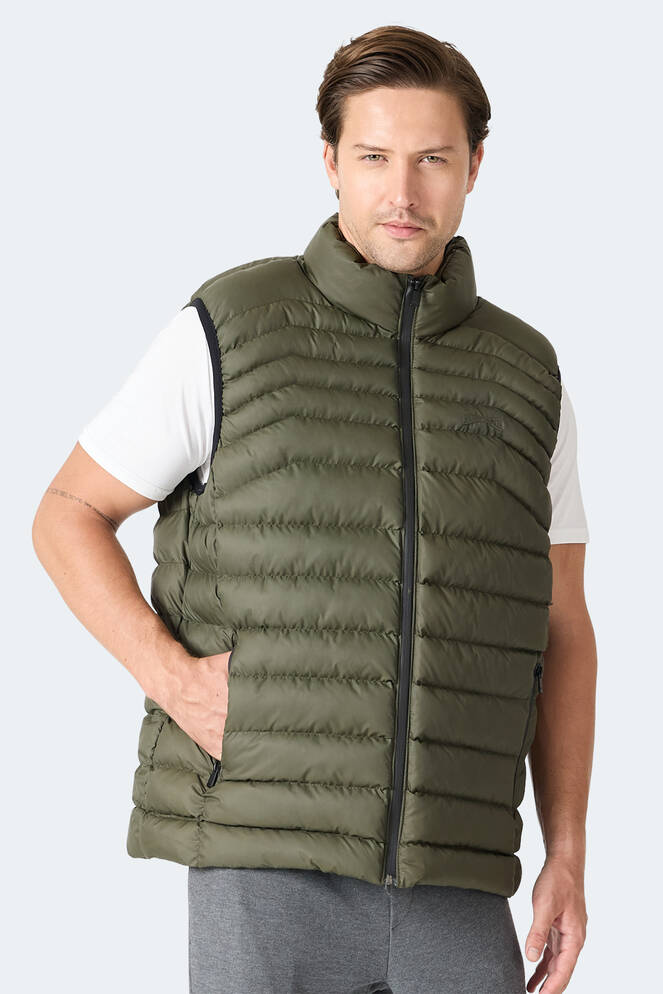 Slazenger HARMONA Erkek Şişme Haki Yelek