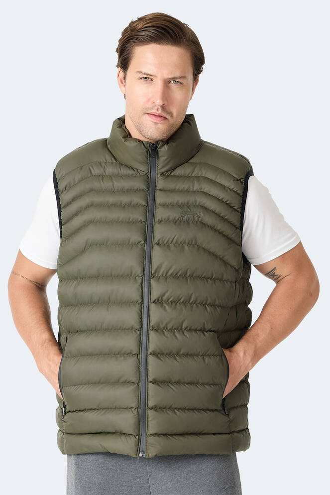 Slazenger HARMONA Erkek Şişme Haki Yelek