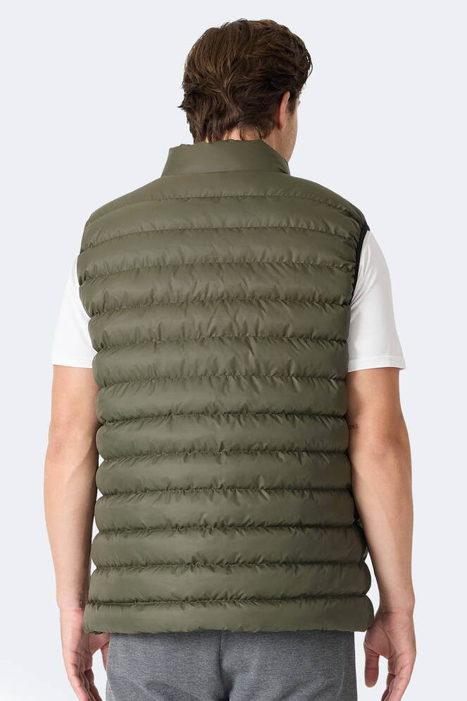 Slazenger HARMONA Erkek Şişme Haki Yelek