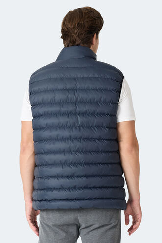 Slazenger HARMONA Erkek Şişme Lacivert Yelek - Thumbnail