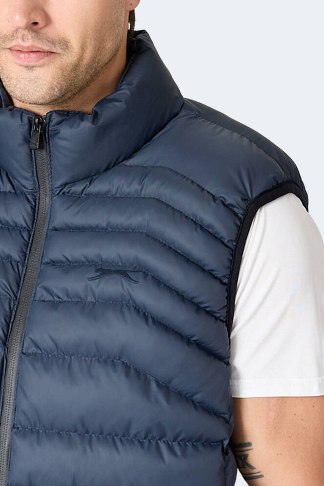 Slazenger HARMONA Erkek Şişme Lacivert Yelek