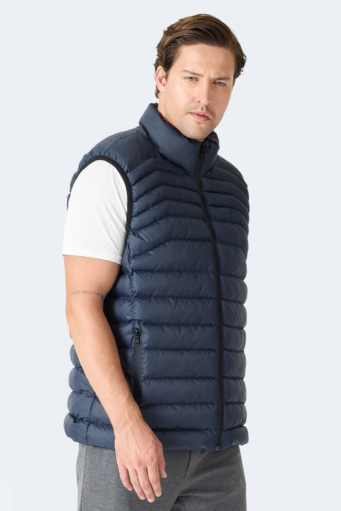 Slazenger HARMONA Erkek Şişme Lacivert Yelek