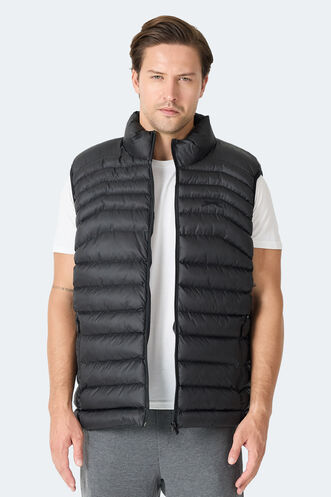 Slazenger - Slazenger HARMONA Erkek Şişme Siyah Yelek