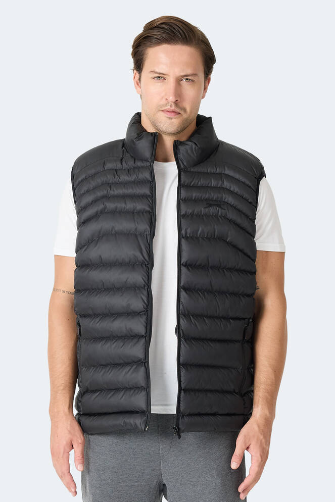 Slazenger HARMONA Erkek Şişme Siyah Yelek