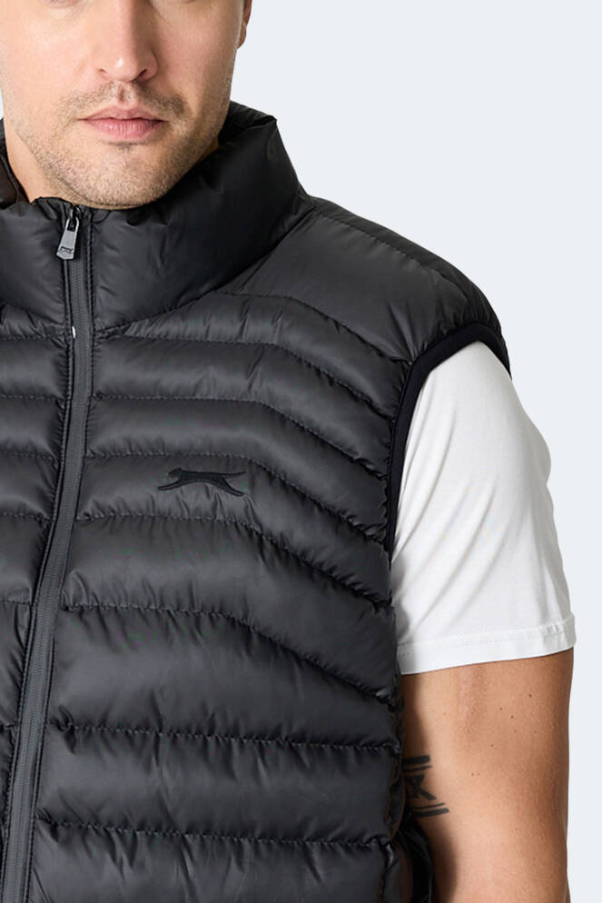 Slazenger HARMONA Erkek Şişme Siyah Yelek