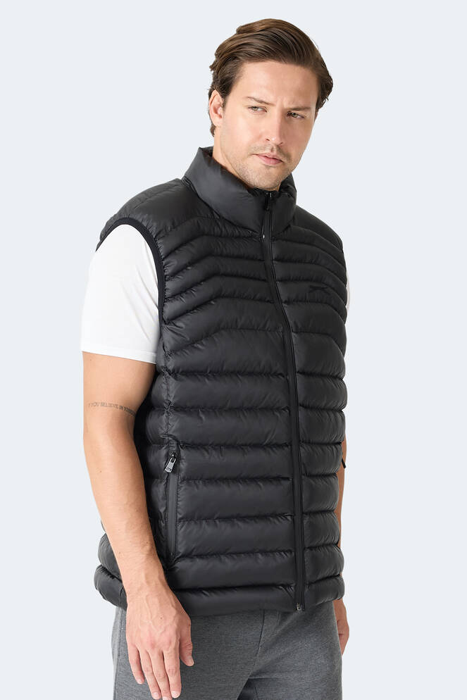 Slazenger HARMONA Erkek Şişme Siyah Yelek