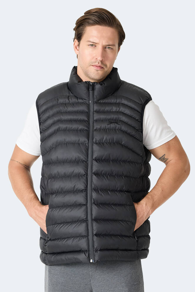 Slazenger HARMONA Erkek Şişme Siyah Yelek