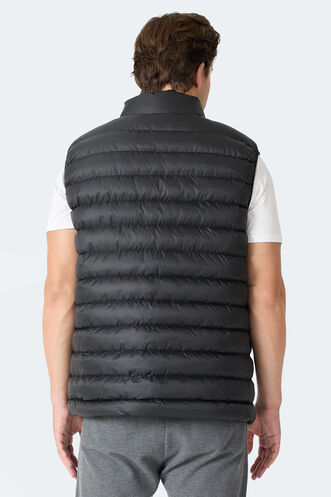 Slazenger HARMONA Erkek Şişme Siyah Yelek - Thumbnail