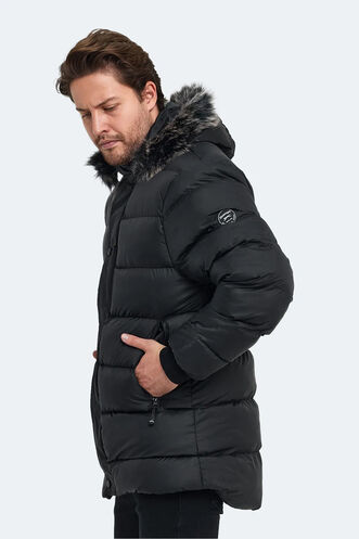 Slazenger HARSHAL Men's Jacket & Coat Black - Thumbnail